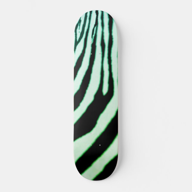 Zebra Stripes Skateboard (Vorderseite)