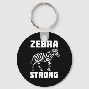 Zebra Strong Ehlers Danlos Syndrome Awareness Warr Schlüsselanhänger