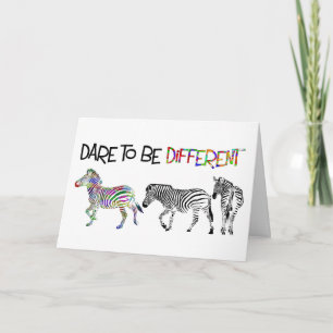 Zebra Studies Birthday Card Karte