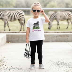 Zebra Süße Tier Girls T-Shirt