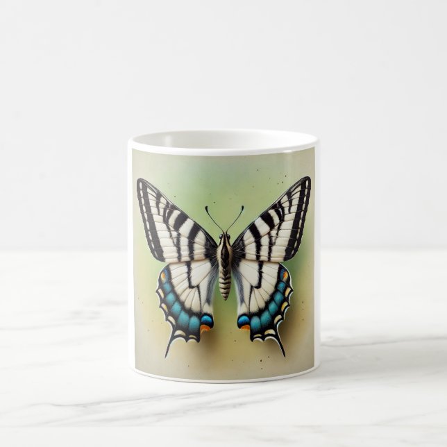 Zebra Swallowtail Butterfly 180624IREF104 - Waterc Kaffeetasse (Mittel)