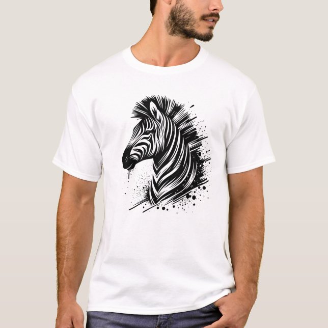 Zebra T-Shirt (Vorderseite)