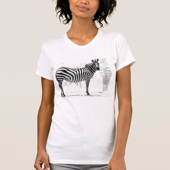Zebra-T - Shirt (Vorderseite)
