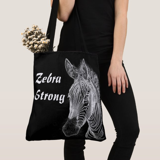 Zebra-Tasche (Von Nahem)