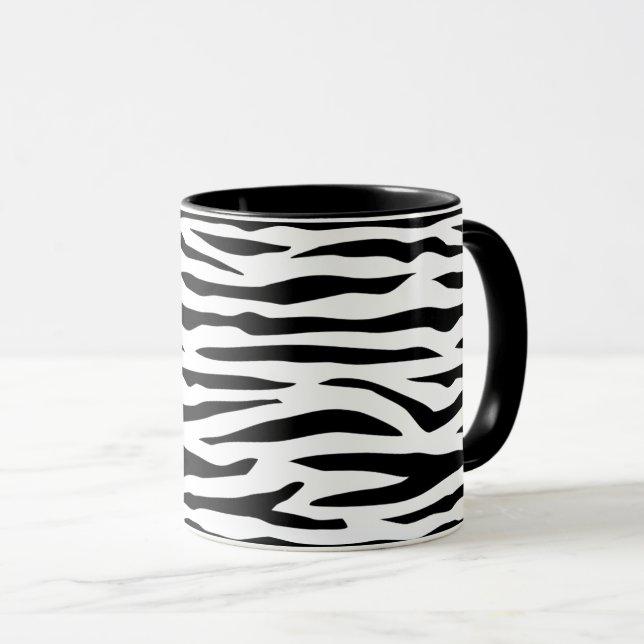 Zebra Tasse (VorderseiteRechts)