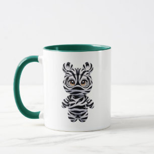 Zebra-Tasse Glänzend Kawaii-Charakter Tasse