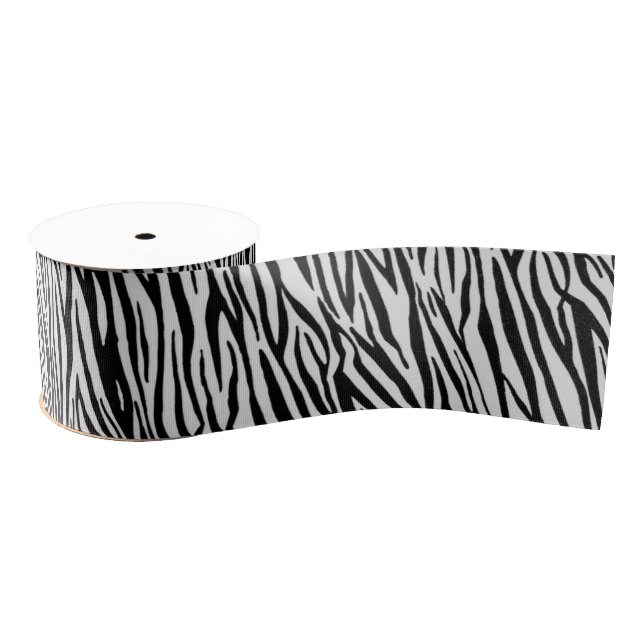 Zebra-Tierdruck-Band Ripsband (Spule)