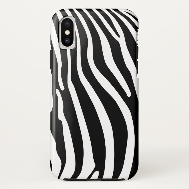 Zebra-Tierdruck Case-Mate iPhone Hülle (Rückseite)