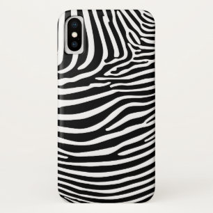 Zebra-Tierdruck iPhone X Hülle