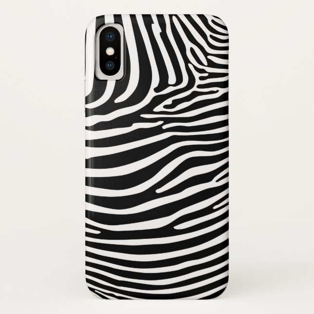 Zebra-Tierdruck Case-Mate iPhone Hülle (Rückseite)