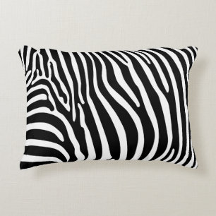 Zebra-Tierdruck Dekokissen