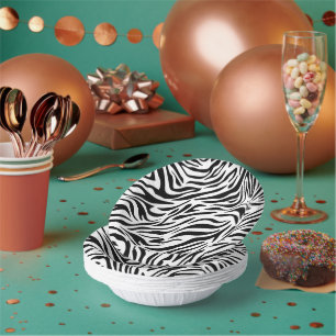 Zebra-Tierdruck-Party-Papier-Schale Pappteller