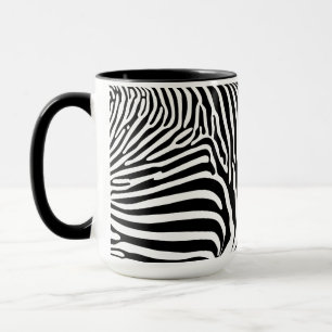 Zebra-Tierdruck Tasse