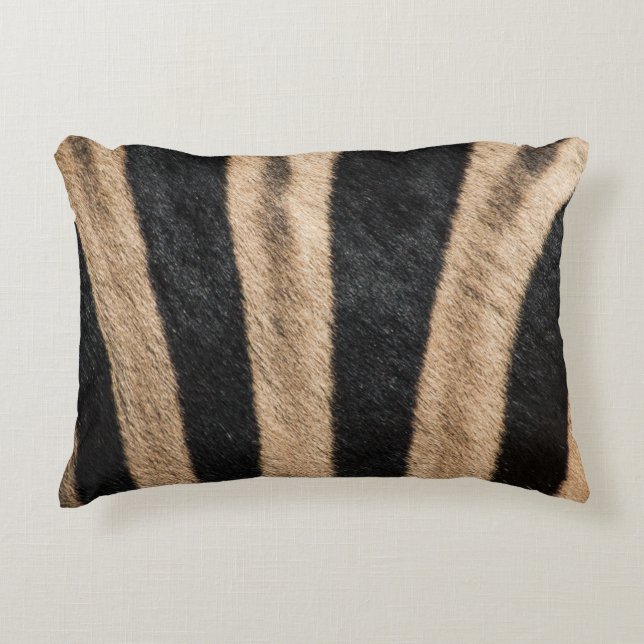 ZEBRA TIERDRUCKSTRIPE DEKOKISSEN (Vorderseite)