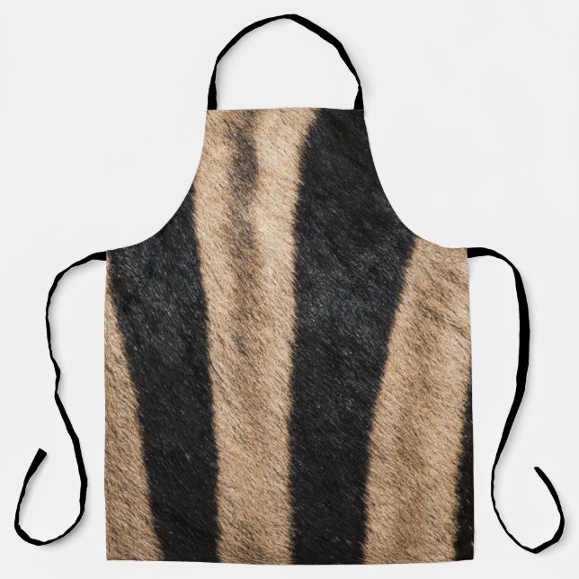 ZEBRA TIERDRUCKSTRIPE SCHÜRZE (Vorderseite)