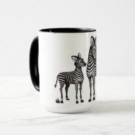 Zebra und Juvenile Baby Tasse