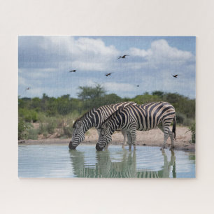 Zebra-Wasserstelle Puzzle