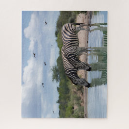 Zebra Watering Hole Puzzle