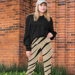 Zebra Wild Animal Muster Leggings