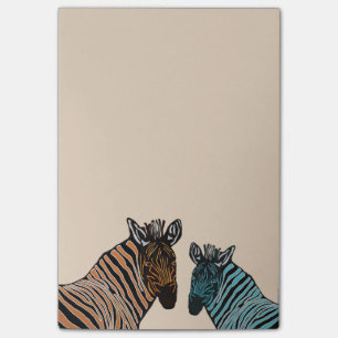 Zebra-wild lebende Tiere Post-it Klebezettel