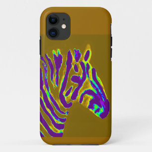 Zebra Wildlife Lila gestreift Case-Mate iPhone Hülle