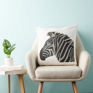 Zebra Wildlife Throw Kissen