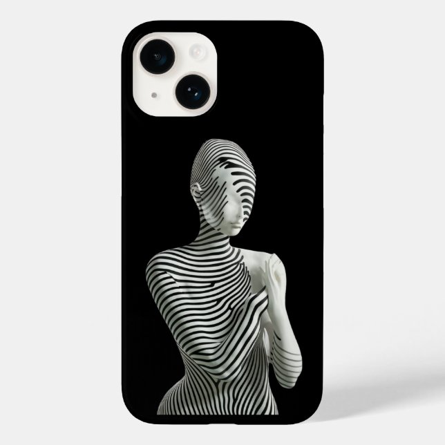 Zebra Woman Case-Mate iPhone Hülle (Rückseite)