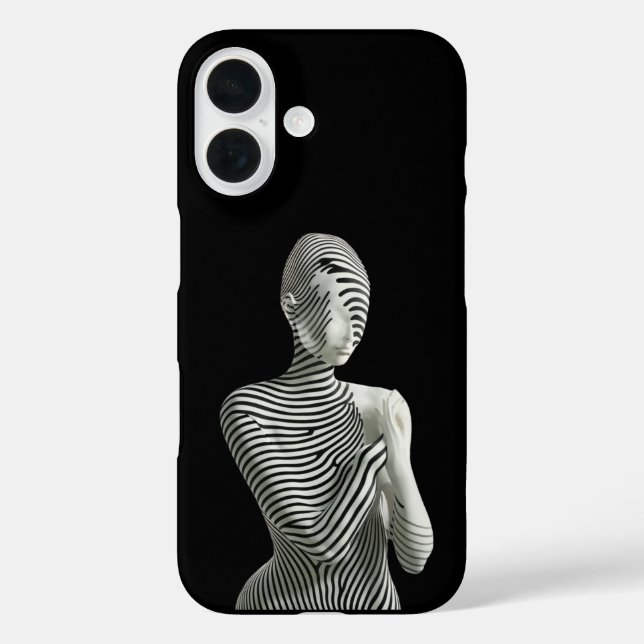 Zebra Woman Case-Mate iPhone Hülle (Rückseite)
