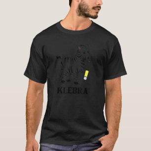 Zebra Wortspiel Klebestift und Zebra mit Kleber T-Shirt