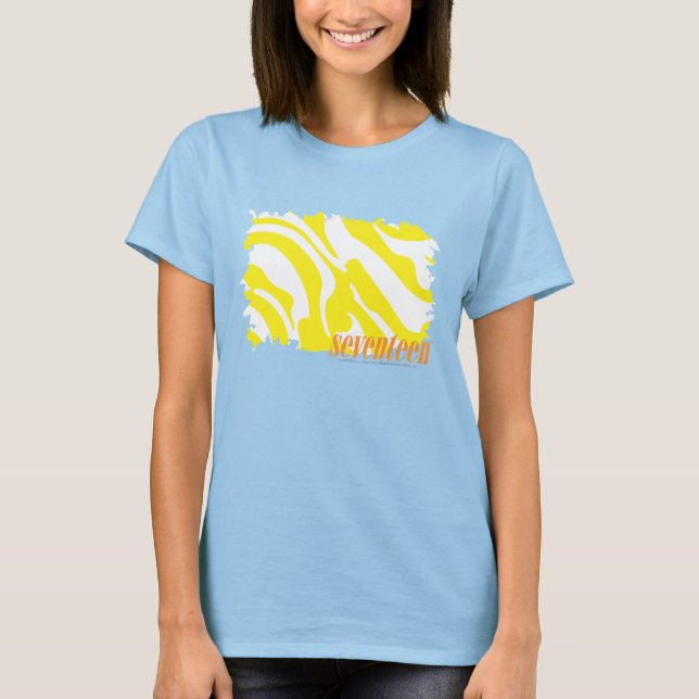 Zebra Yellow 2 T-Shirt (Vorderseite)