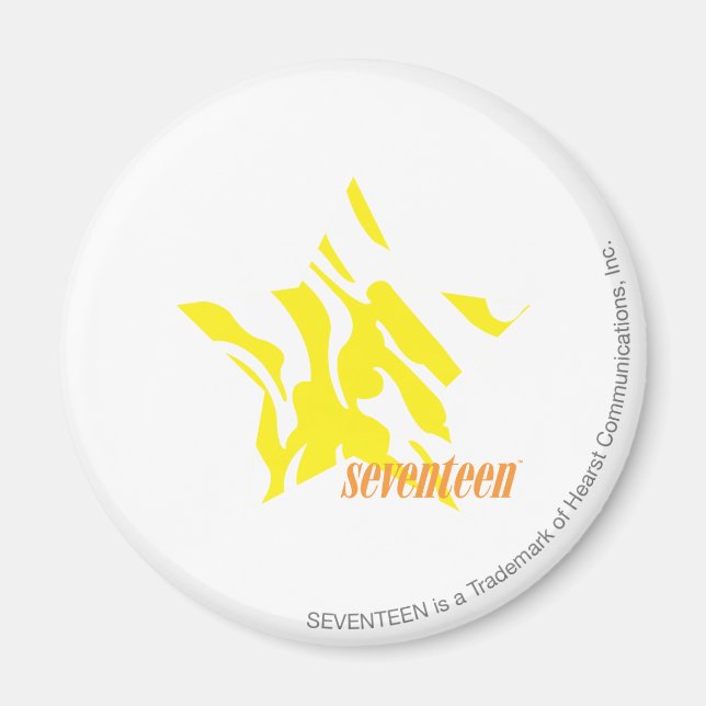 Zebra Yellow 3 Magnet (Vorne)