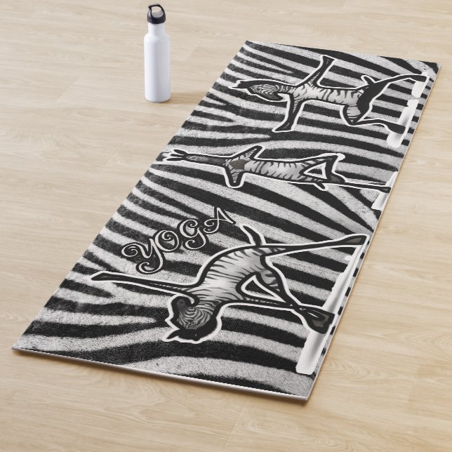 Zebra Yoga Yogamatte (Beispiel)