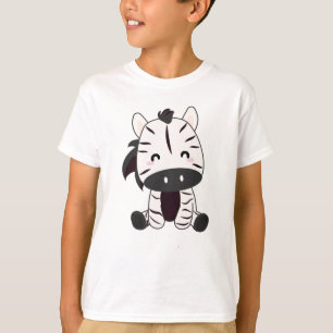 Zebra Zebras Zoo Safari Niedlicher Tiere T-Shirt