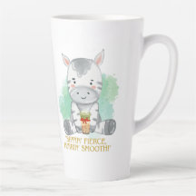 Zebra Zitat Cartoon trinken Bobba Tee