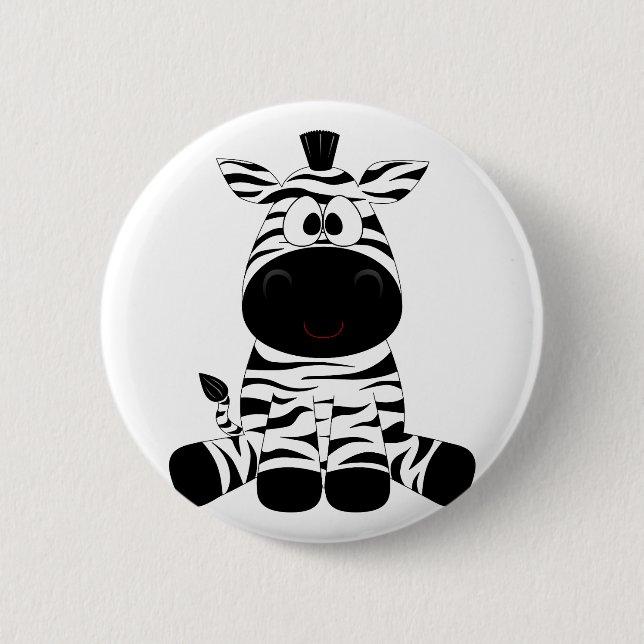 Zebrababy für Kinder Button (Vorderseite)