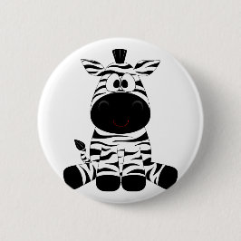 Zebrababy für Kinder Button