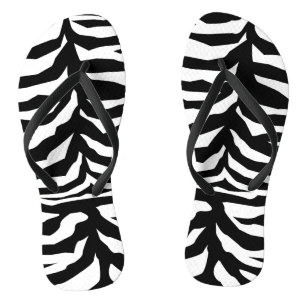 Zebradekoration Flip Flops