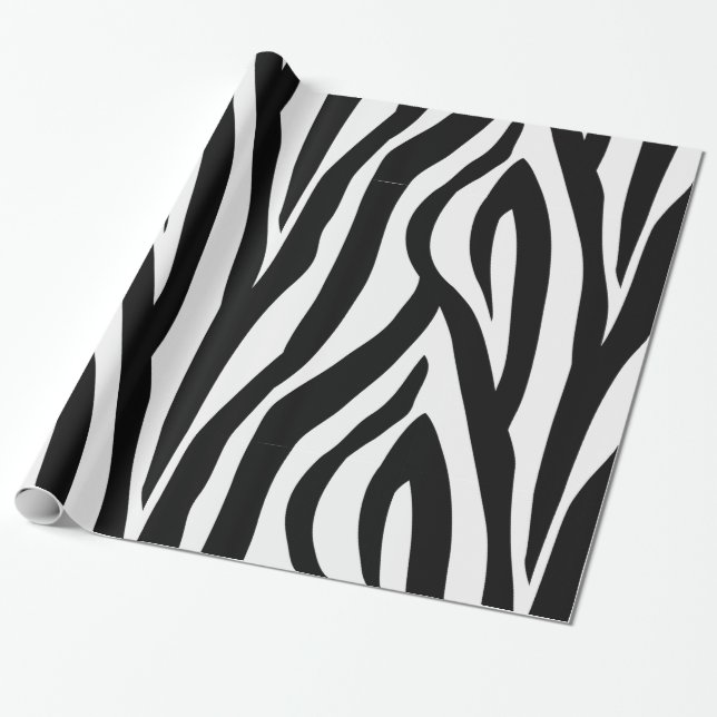 Zebradruck-Geschenkpapier Geschenkpapier (Ungerollt)