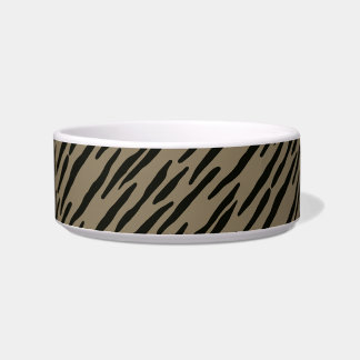 Zebradruck-Haustier-Schüsseln passende Accessoires Napf