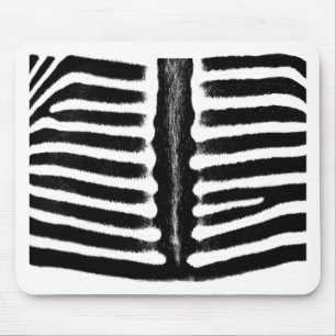 Zebradruck (schwarz) mousepad