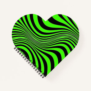 Zebrafell-Druck-Textur-Muster Notizbuch