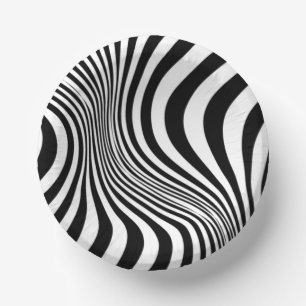 Zebrafell-Druck-Textur-Muster Pappteller
