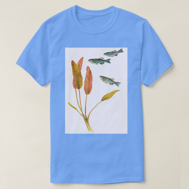 Zebrafish Brachydanio rerio T-Shirt (Design vorne)