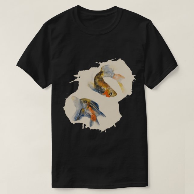 Zebrafish Danio rerio wassercolor T-Shirt (Design vorne)