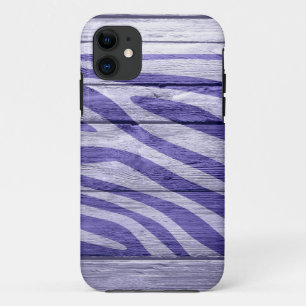 Zebramuster auf Holz #18 Case-Mate iPhone Hülle