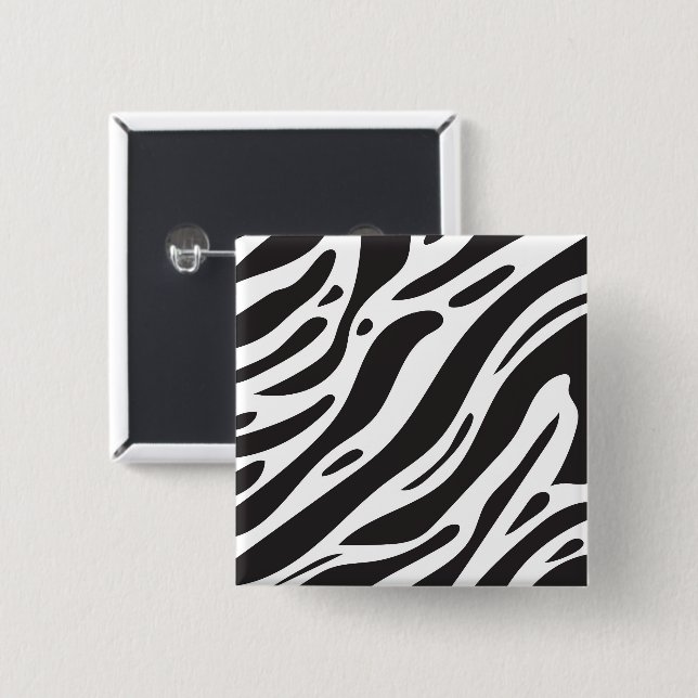 Zebramuster Button (Vorne & Hinten)