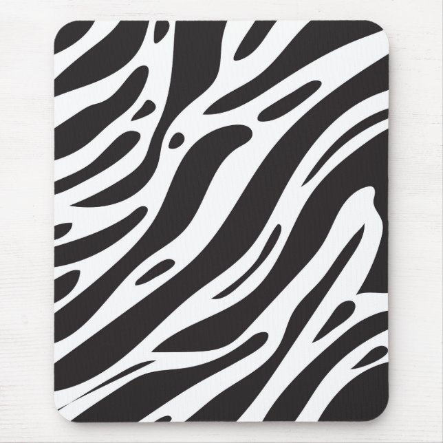 Zebramuster Mousepad (Vorne)