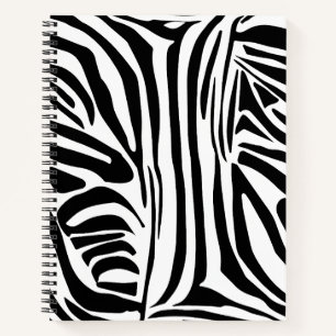 Zebramuster Notizbuch