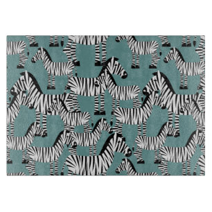 Zebramuster Schneidebrett