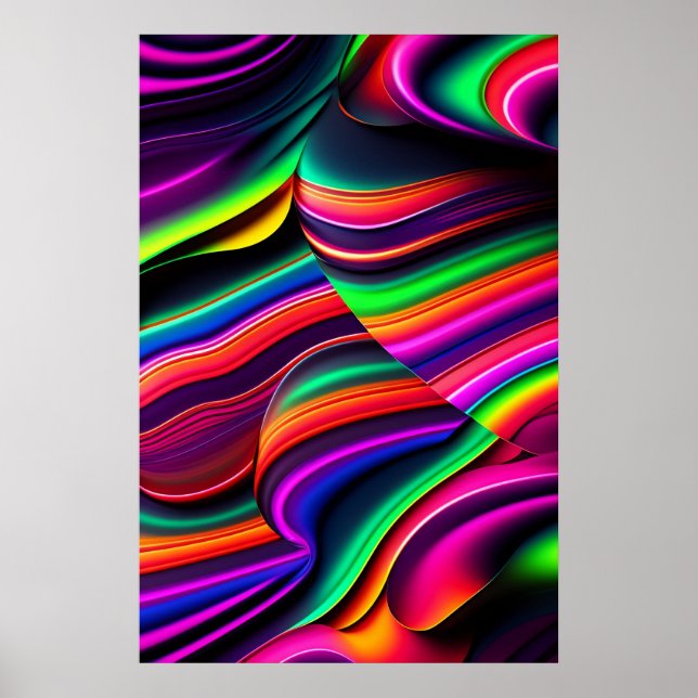 #ZebraPattern #WildlifeArt #AnimalPrint Poster (Vorne)